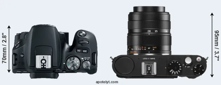 Compare SL2 versus X Vario top