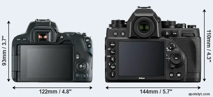 Comparison SL2 or Df rear