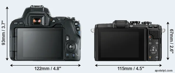Comparison SL2 or E-PL7 rear