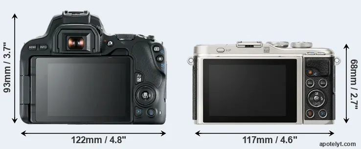 Comparison SL2 or E-PL9 rear
