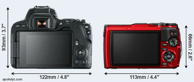 Comparison SL2 or TG-6 rear