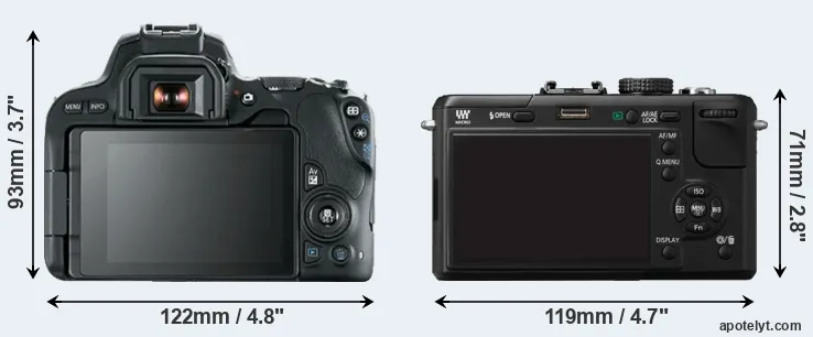Comparison SL2 or GF1 rear