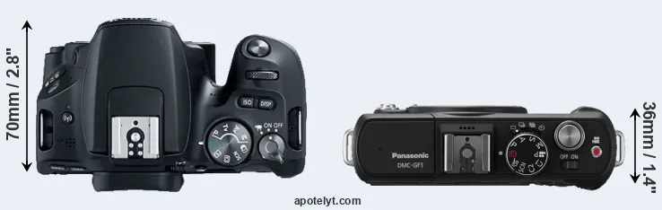Compare SL2 versus GF1 top