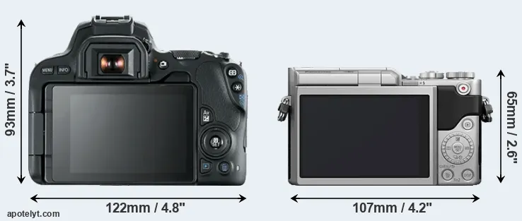 Comparison SL2 or GX800 rear