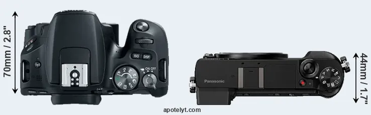 Compare SL2 versus GX85 top