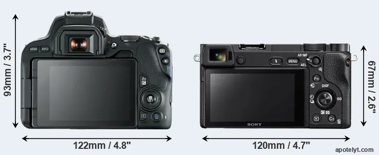 Comparison SL2 or A6300 rear