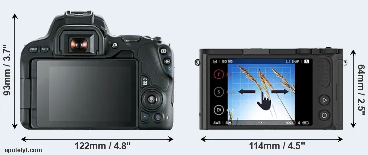 Comparison SL2 or M1 rear