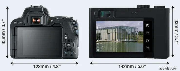 Comparison SL2 or ZX1 rear