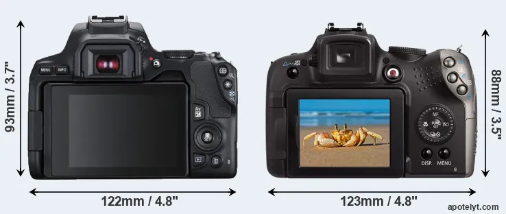 Comparison SL3 or SX20 rear