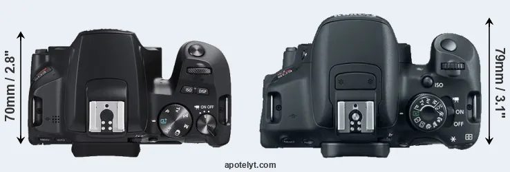 Compare SL3 versus T5i top