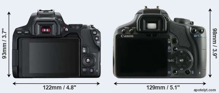 Comparison SL3 or XSi rear