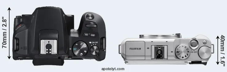 Compare SL3 versus X-A5 top