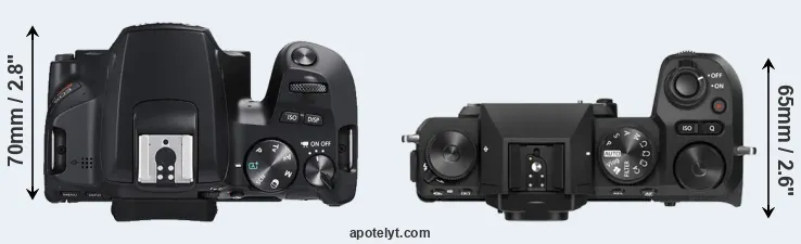 Compare SL3 versus X-S20 top