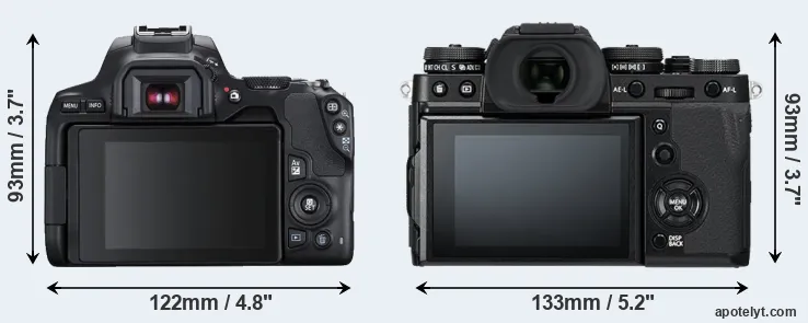 Comparison SL3 or X-T3 rear