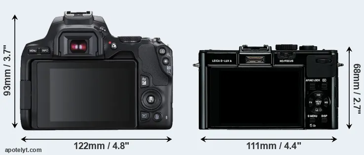 Comparison SL3 or D-LUX 6 rear