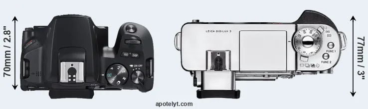 Compare SL3 versus Digilux 3 top