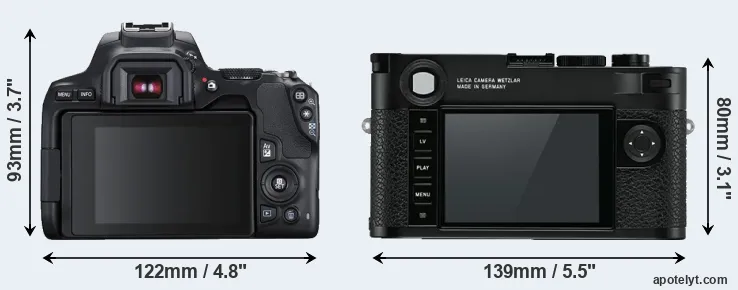 Comparison SL3 or M10 rear