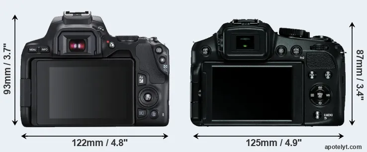 Comparison SL3 or V-LUX 4 rear