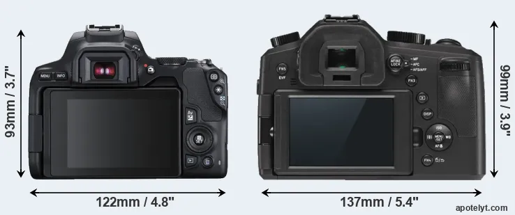 Comparison SL3 or V-LUX Typ 114 rear