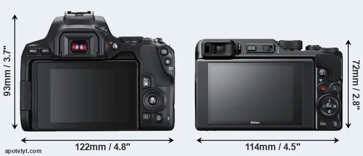 Comparison SL3 or A1000 rear