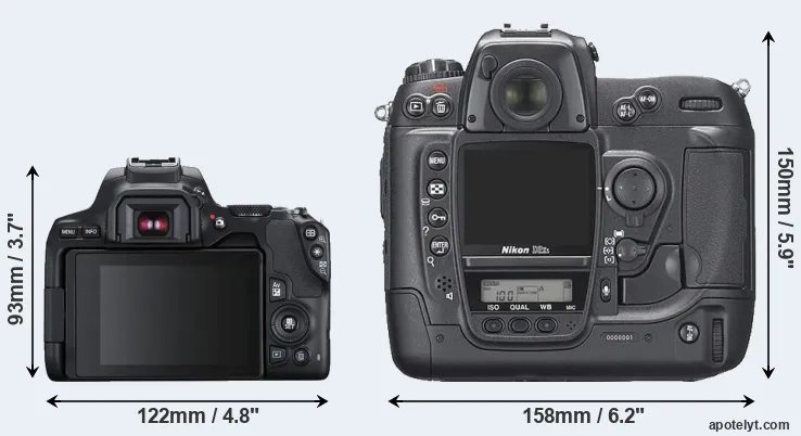 Comparison SL3 or D2Xs rear