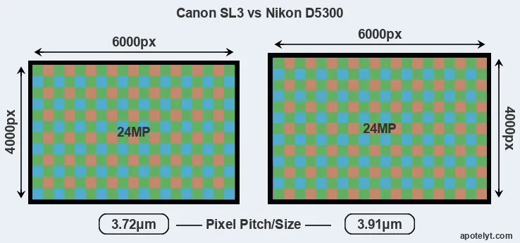 SL3 versus D5300 MP
