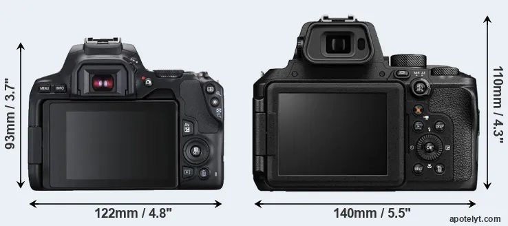 Comparison SL3 or P950 rear