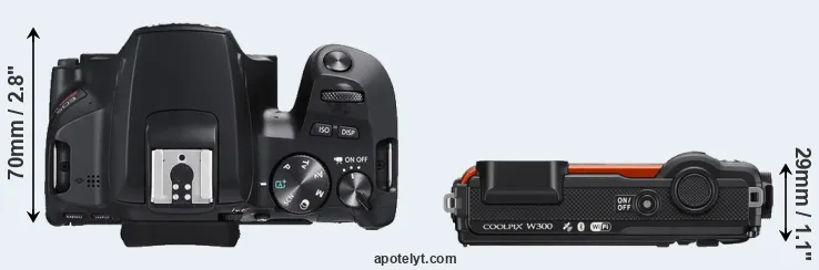 Compare SL3 versus W300 top