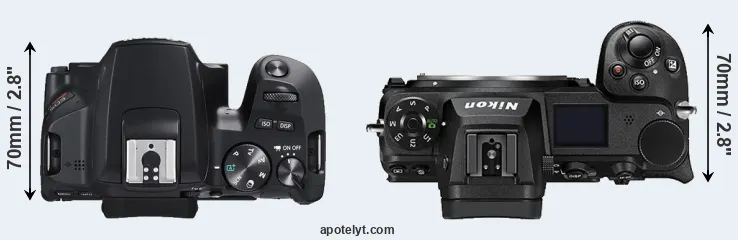 Compare SL3 versus Z6 II top