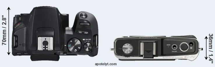 Compare SL3 versus E-P2 top