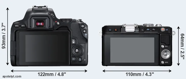 Comparison SL3 or E-PL3 rear