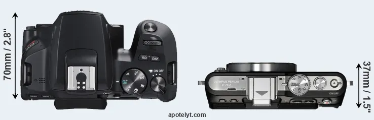 Compare SL3 versus E-PL3 top
