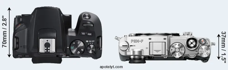 Compare SL3 versus PEN-F top