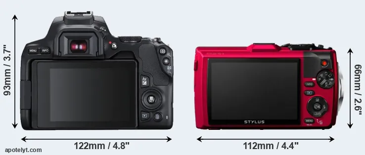 Comparison SL3 or TG-4 rear
