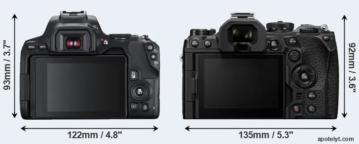 Comparison SL3 or OM-1 rear