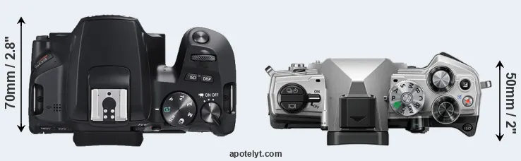 Compare SL3 versus OM-5 top