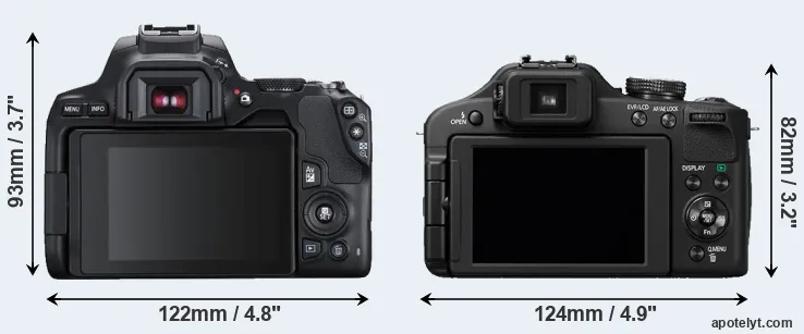 Comparison SL3 or FZ150 rear