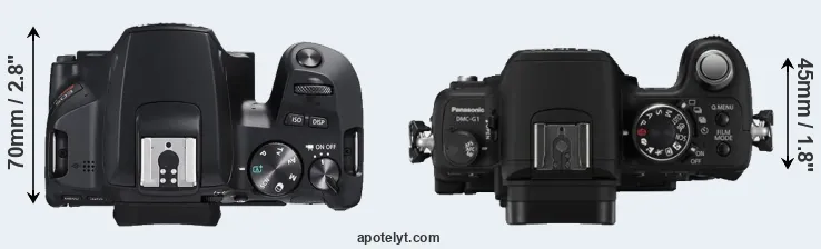 Compare SL3 versus G1 top