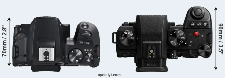 Compare SL3 versus G9 II top