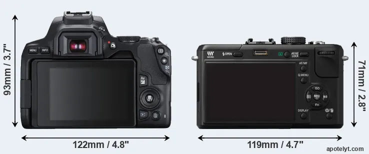 Comparison SL3 or GF1 rear