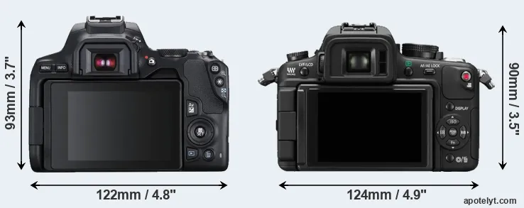 Comparison SL3 or GH1 rear