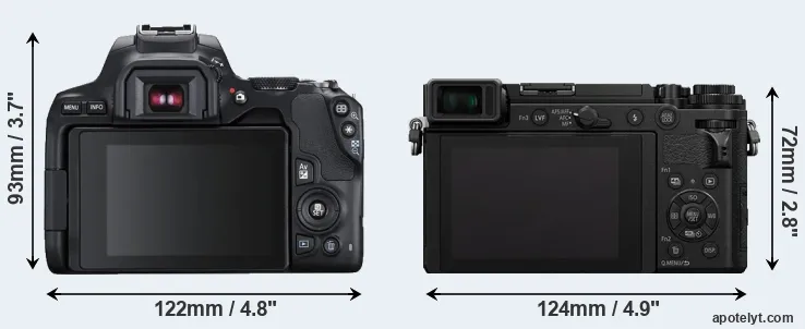 Comparison SL3 or GX9 rear