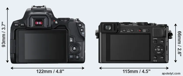 Comparison SL3 or LX100 rear
