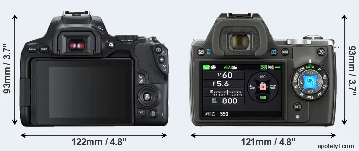 Comparison SL3 or K-S1 rear