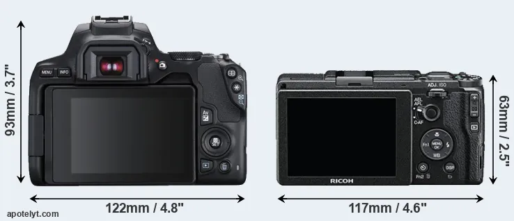 Comparison SL3 or GR II rear