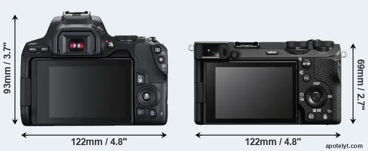 Comparison SL3 or A6700 rear