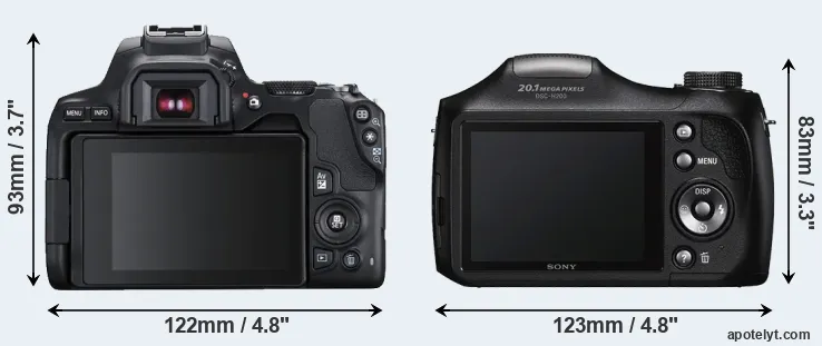 Comparison SL3 or H200 rear