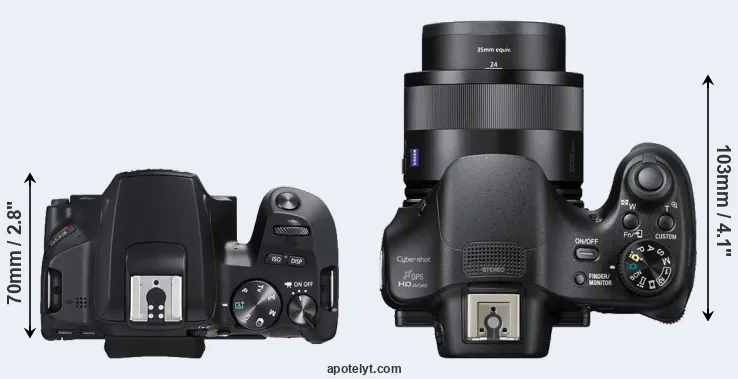 Compare SL3 versus HX400V top