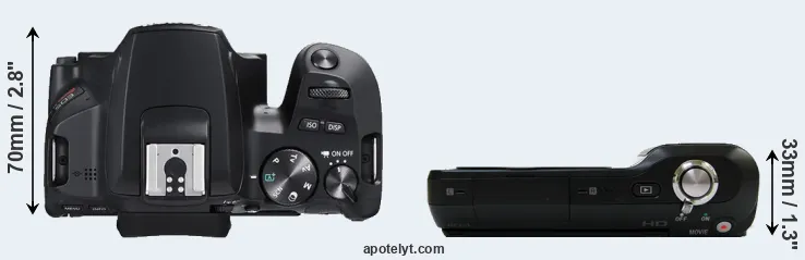 Compare SL3 versus NEX-3 top