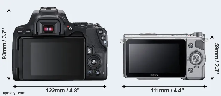 Comparison SL3 or NEX-5T rear